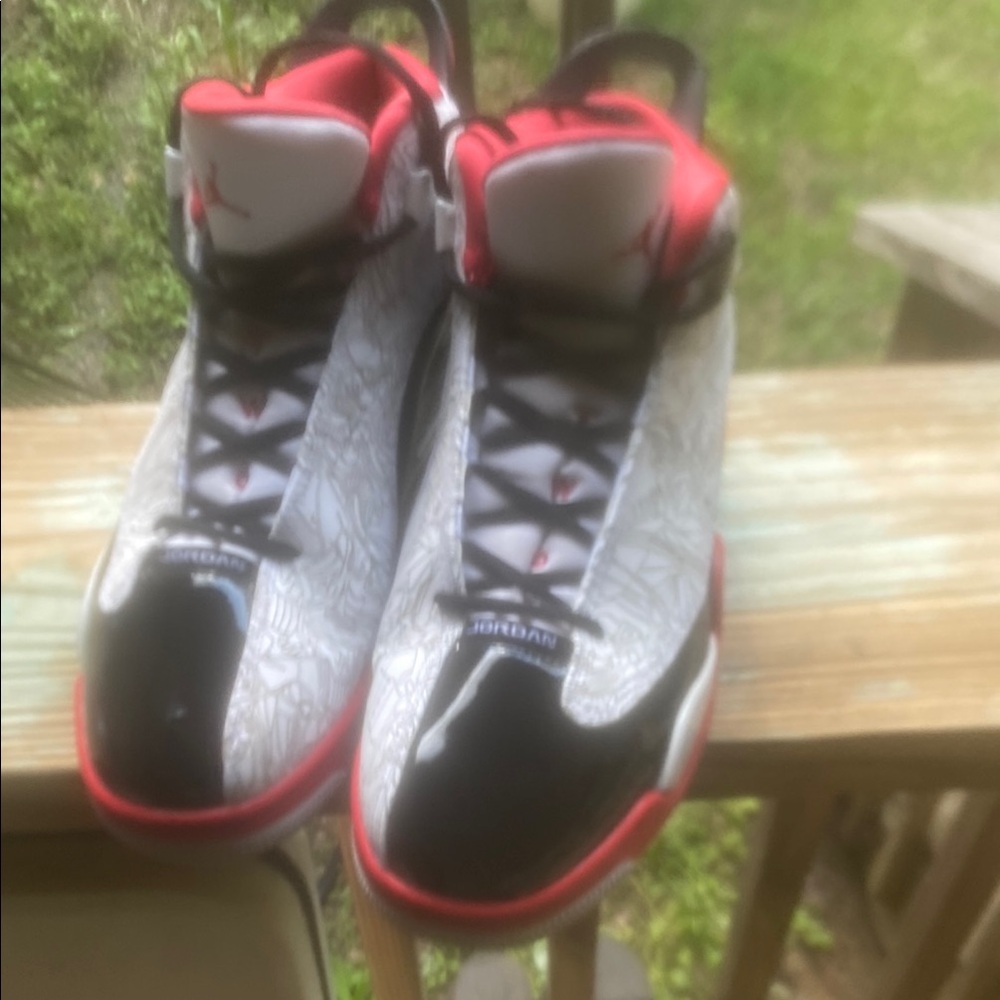 Jordan for Men’s  Black and Red Sneakers
